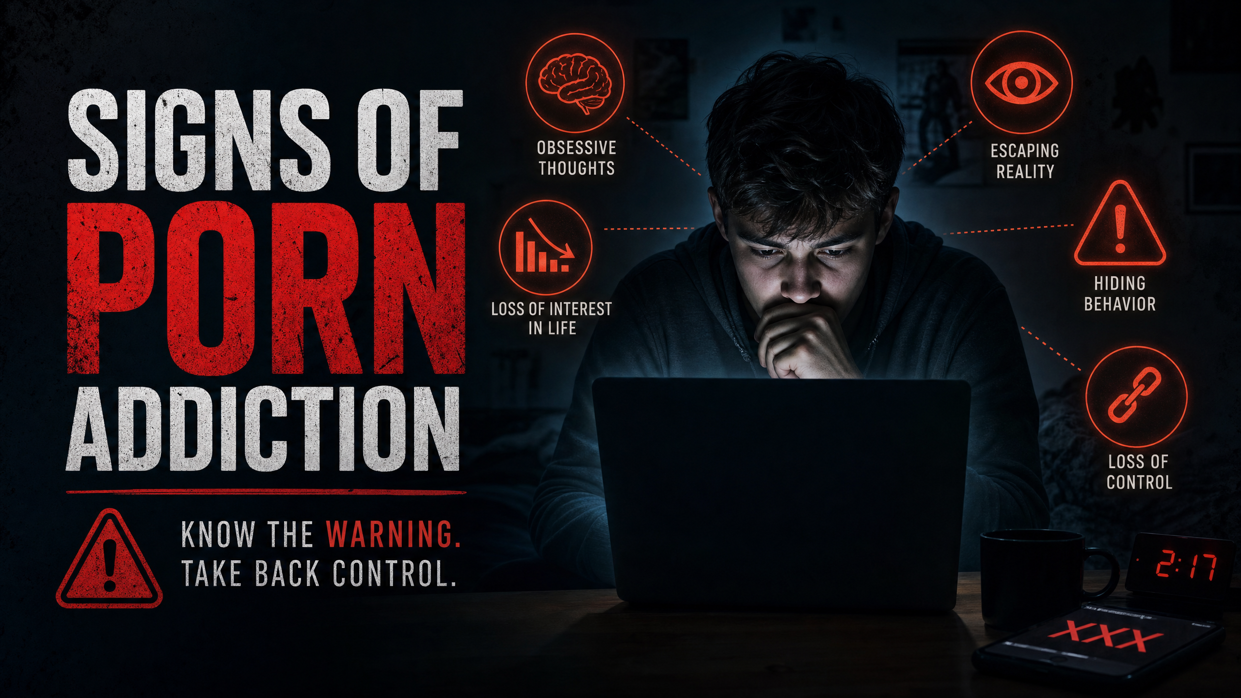 Signs of Porn Addiction: How to Know If You Have a Problem (2026)